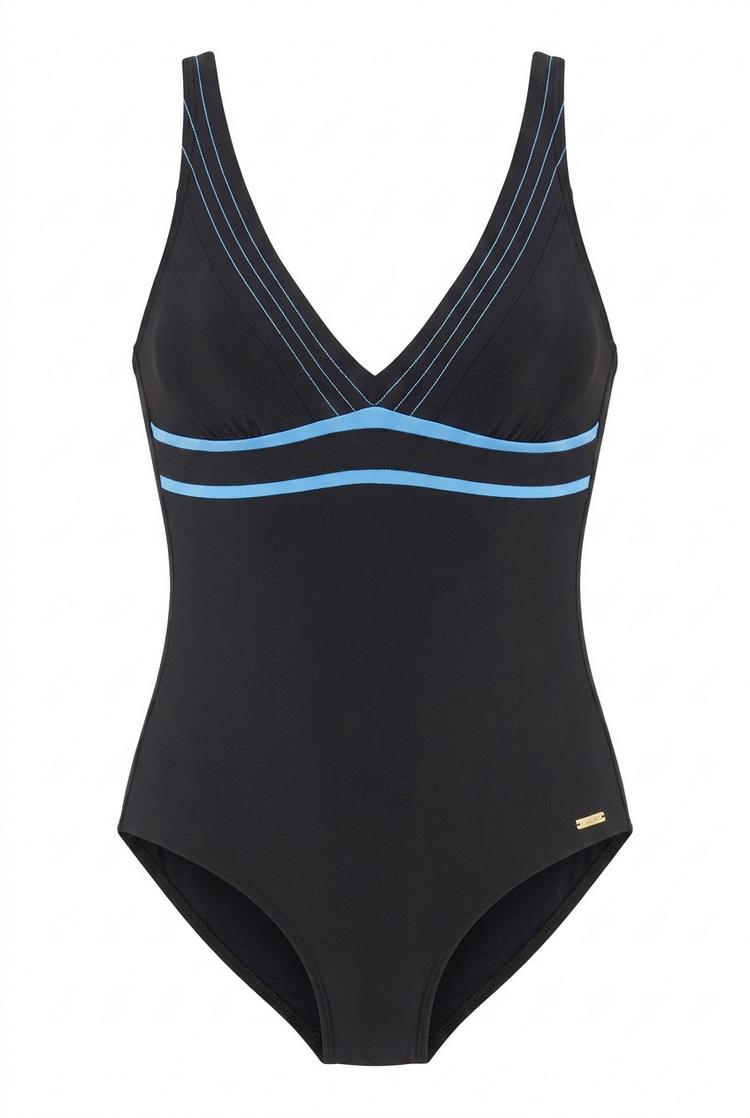 VENICE BEACH VENICE BEACH Badeanzug Badeanzug Damen - schwarz-blau - 0 | SportScheck