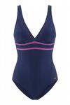 VENICE BEACH Badeanzug Badeanzug Damen - marine-fuchsia