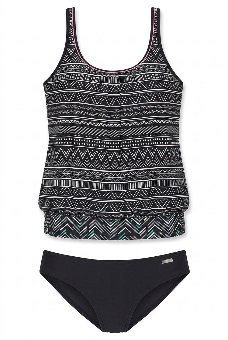 KangaROOS KangaROOS Oversize-Tankini Bikini Set Damen - schwarz - 0 | SportScheck