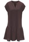 Vivance by Lascana Blusenkleid Kurzarmkleid Damen - fuchsia