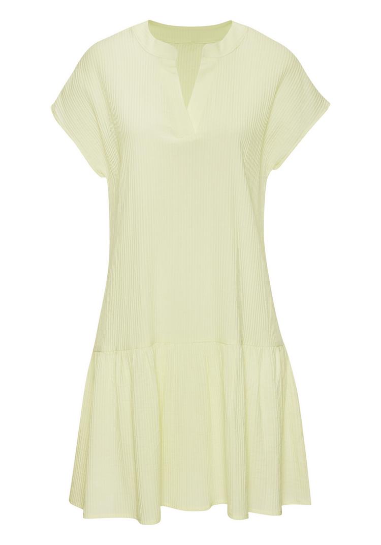 Vivance Vivance Blusenkleid Kurzarmkleid Damen - limone - 1 | SportScheck