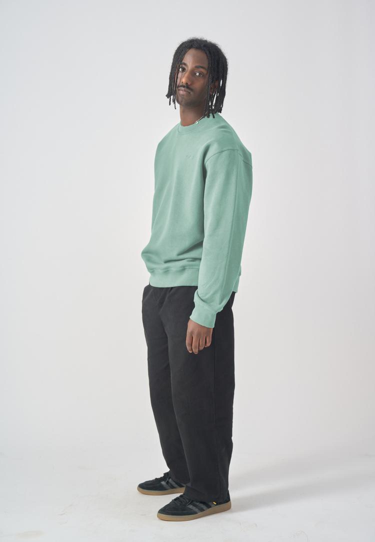 Cleptomanicx Cleptomanicx Ligull Boxy Sweatshirt Herren - Hedge Green - 1 | SportScheck