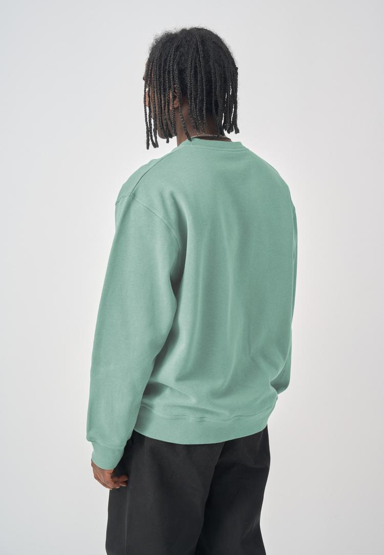Cleptomanicx Cleptomanicx Ligull Boxy Sweatshirt Herren - Hedge Green - 2 | SportScheck