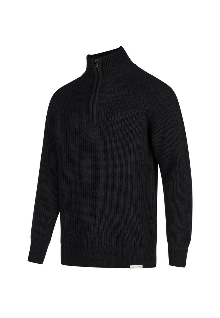 Cleptomanicx Cleptomanicx Ribber Troyer Strickpullover Herren - Black - 0 | SportScheck