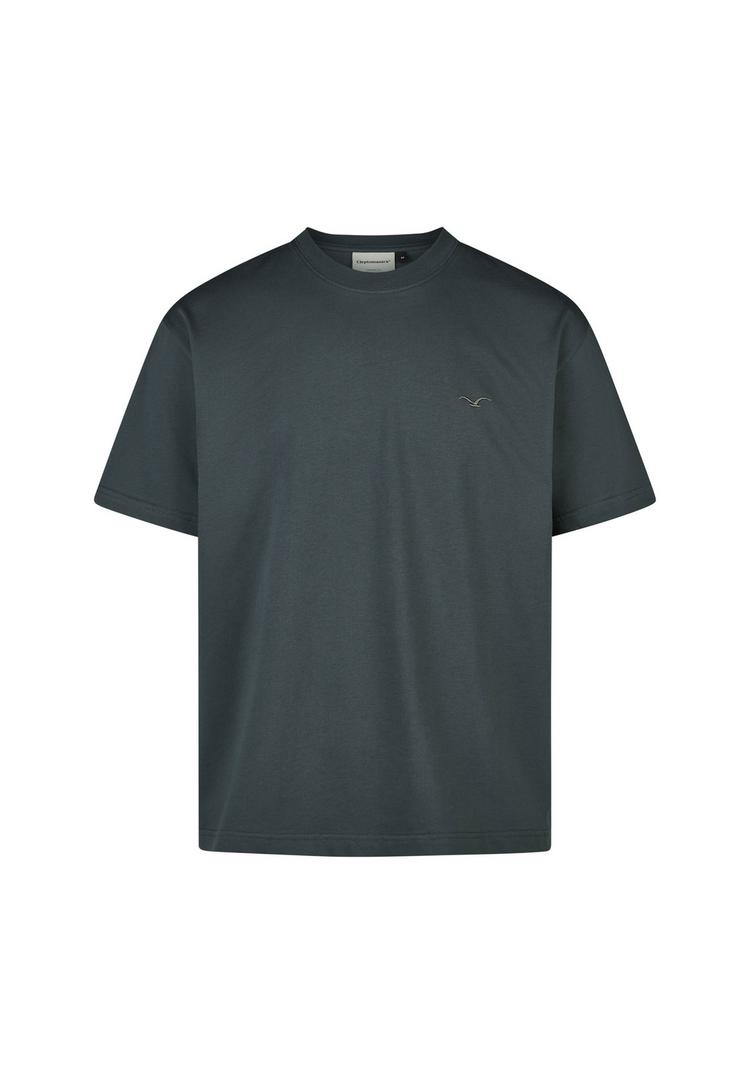 Cleptomanicx Cleptomanicx Boxy Tee Ligull Boxy Crop T-Shirt Herren - Urban Gray - 0 | SportScheck