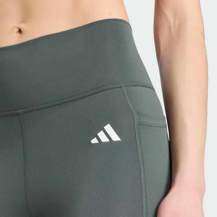 adidas adidas Optim&eacute; Essentials kurze Leggings mit Tights Damen - Legend Ivy - 0 | SportScheck