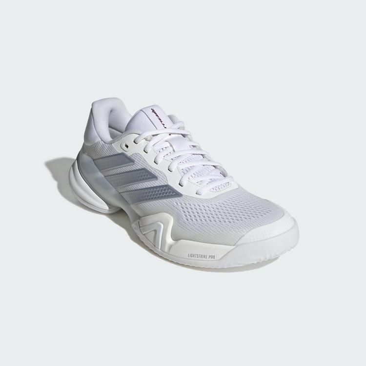 adidas adidas Barricade 14 Tennisschuh Tennisschuhe Herren - Cloud White / Tech Grey Metallic / Maroon - 3 | SportScheck