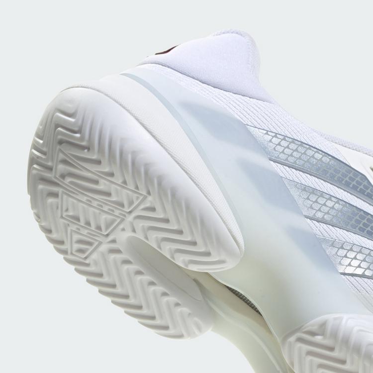 adidas adidas Barricade 14 Tennisschuh Tennisschuhe Herren - Cloud White / Tech Grey Metallic / Maroon - 6 | SportScheck