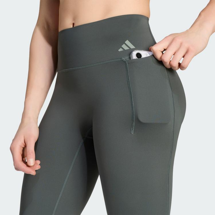adidas adidas Optime Workout Contour Capri-Leggings Leggings Damen - Legend Ivy - 0 | SportScheck