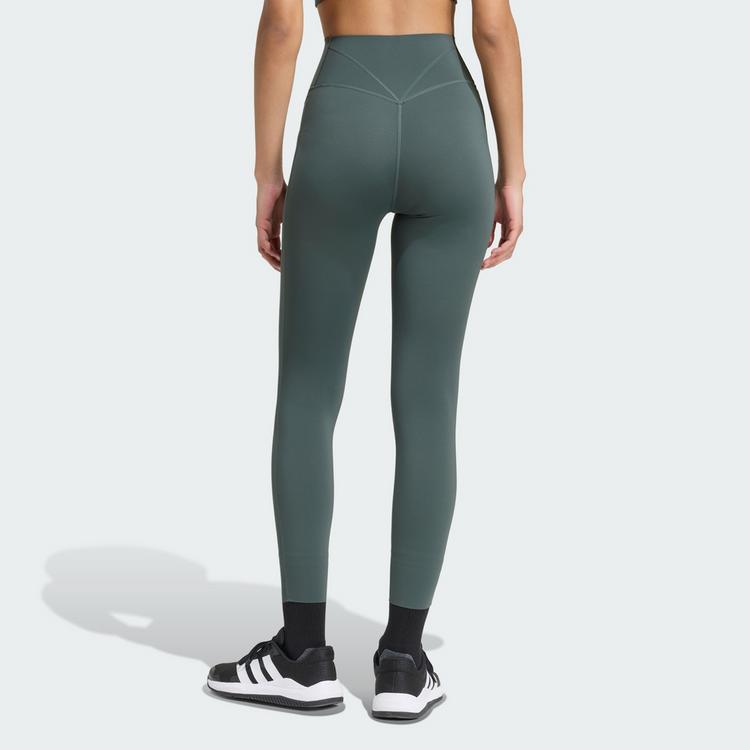 adidas adidas Optime Workout Contour Full Length Leggings Damen - Legend Ivy - 1 | SportScheck