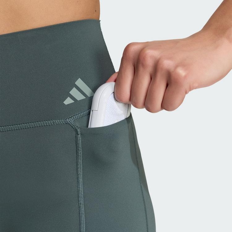 adidas adidas Optime Workout Contour Full Length Leggings Damen - Legend Ivy - 0 | SportScheck