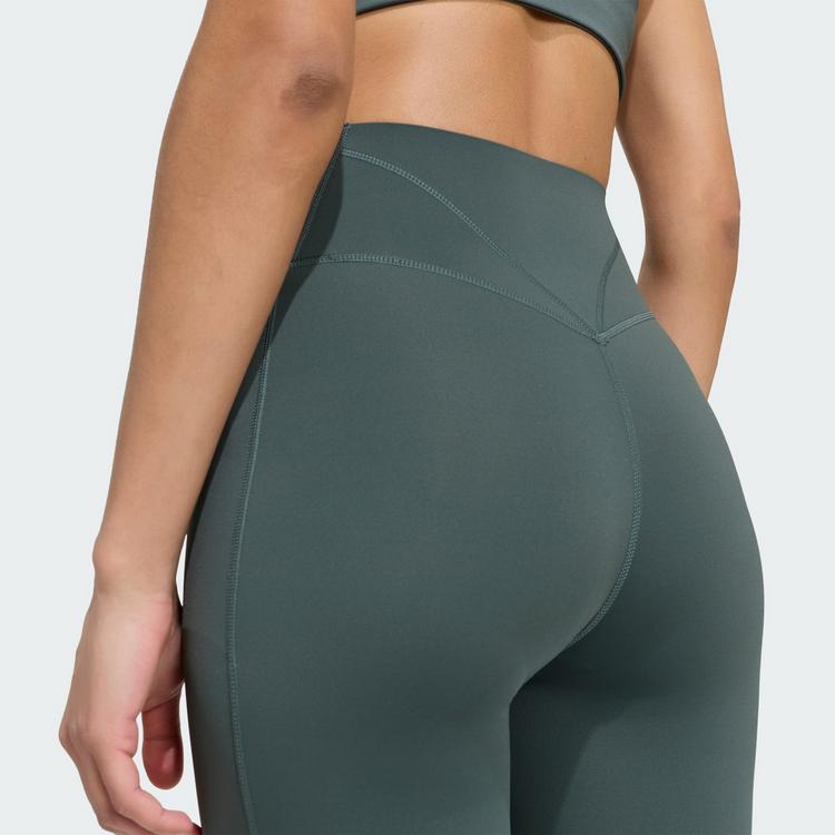 adidas adidas Optime Workout Contour Full Length Leggings Damen - Legend Ivy - 1 | SportScheck