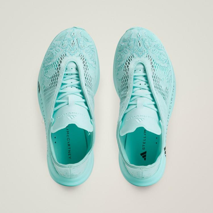 adidas adidas adidas by Stella McCartney ADIZERO EVO Laufschuhe Damen - Semi Flash Aqua / Reflective Silver / Core Black - 1 | SportScheck