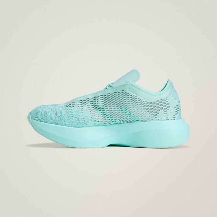 adidas adidas adidas by Stella McCartney ADIZERO EVO Laufschuhe Damen - Semi Flash Aqua / Reflective Silver / Core Black - 5 | SportScheck