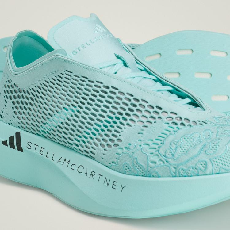 adidas adidas adidas by Stella McCartney ADIZERO EVO Laufschuhe Damen - Semi Flash Aqua / Reflective Silver / Core Black - 6 | SportScheck