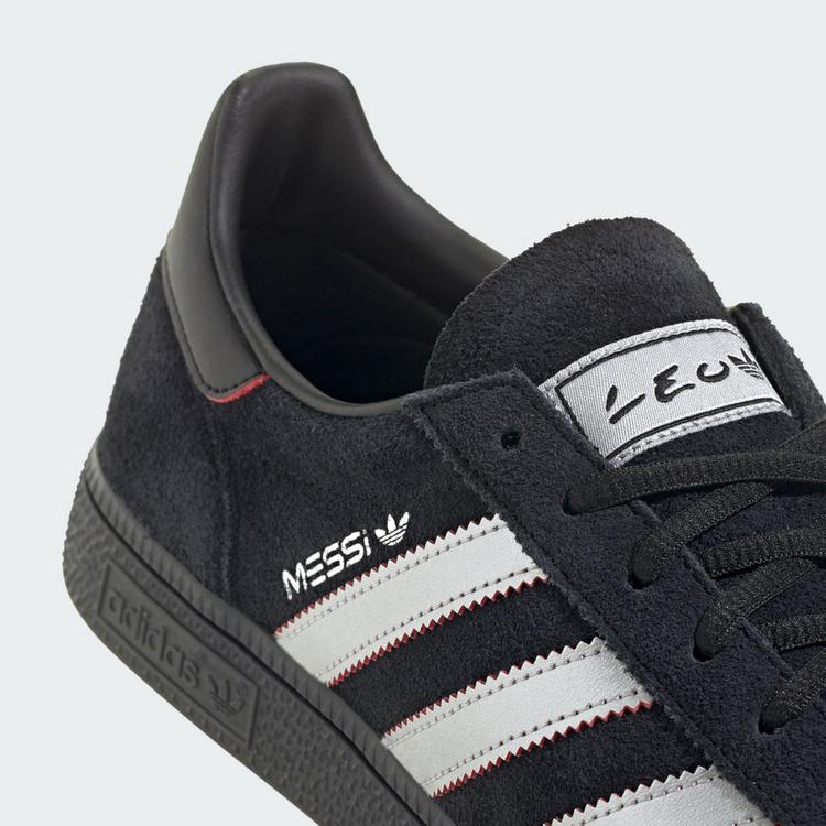 adidas adidas HANDBALL SPEZIAL MESSI Schuh Fu&szlig;ballschuhe - Core Black / Silver Metallic / Pure Ruby - 5 | SportScheck