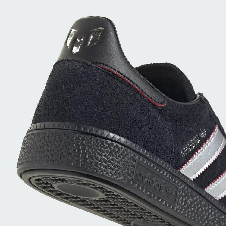 adidas adidas HANDBALL SPEZIAL MESSI Schuh Fu&szlig;ballschuhe - Core Black / Silver Metallic / Pure Ruby - 6 | SportScheck