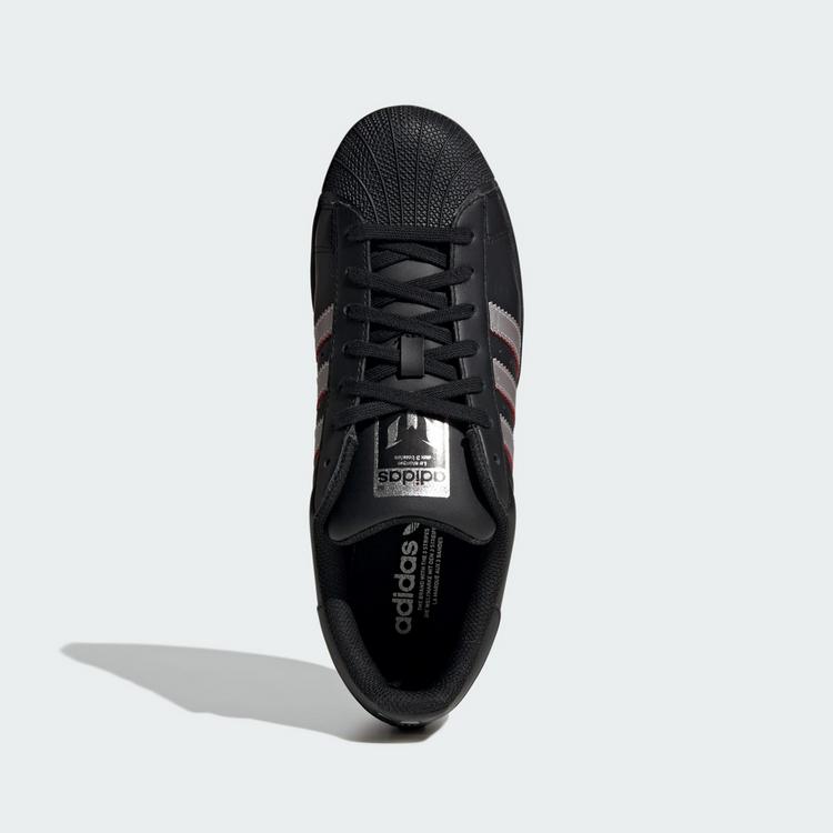 adidas adidas ADIDAS SUPERSTAR MESSI SCHUH Fu&szlig;ballschuhe - Core Black / Silver Metallic / Pure Ruby - 0 | SportScheck