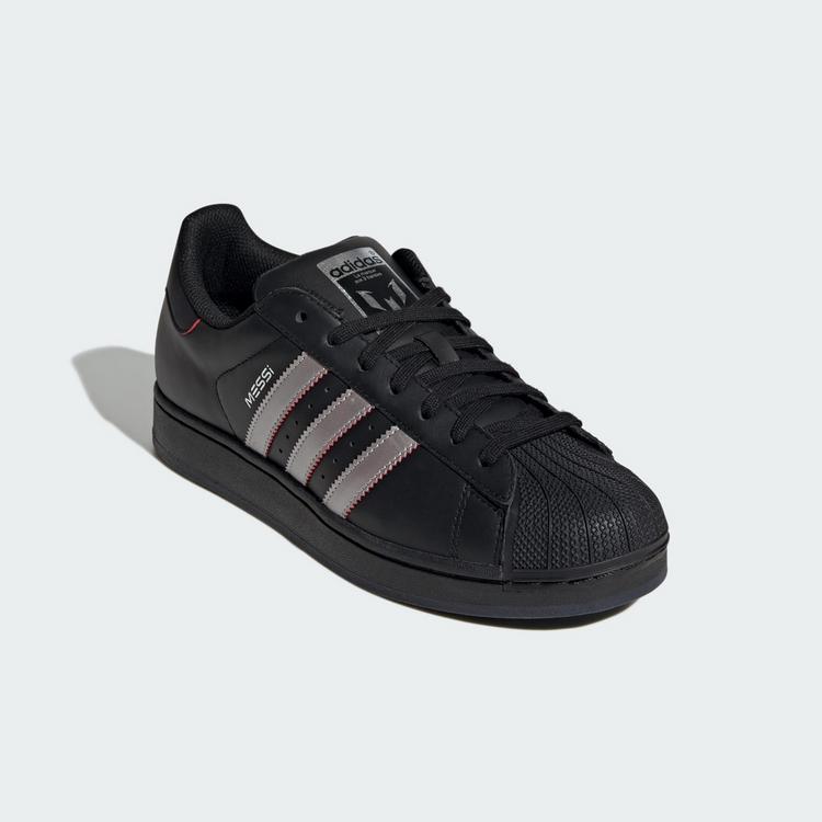 adidas adidas ADIDAS SUPERSTAR MESSI SCHUH Fu&szlig;ballschuhe - Core Black / Silver Metallic / Pure Ruby - 2 | SportScheck