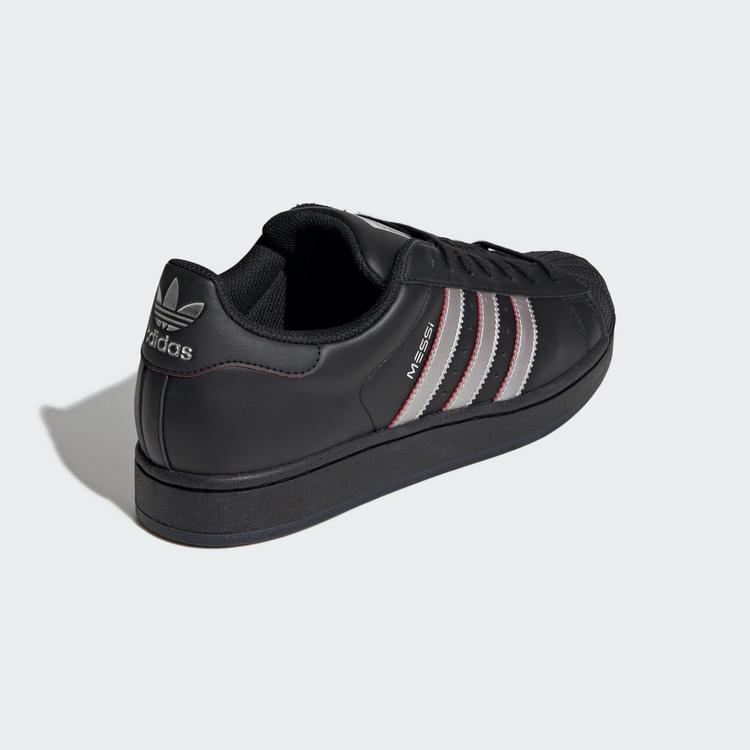 adidas adidas ADIDAS SUPERSTAR MESSI SCHUH Fu&szlig;ballschuhe - Core Black / Silver Metallic / Pure Ruby - 3 | SportScheck