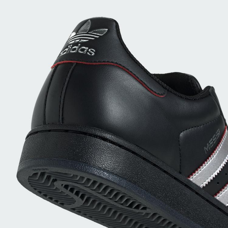 adidas adidas ADIDAS SUPERSTAR MESSI SCHUH Fu&szlig;ballschuhe - Core Black / Silver Metallic / Pure Ruby - 6 | SportScheck