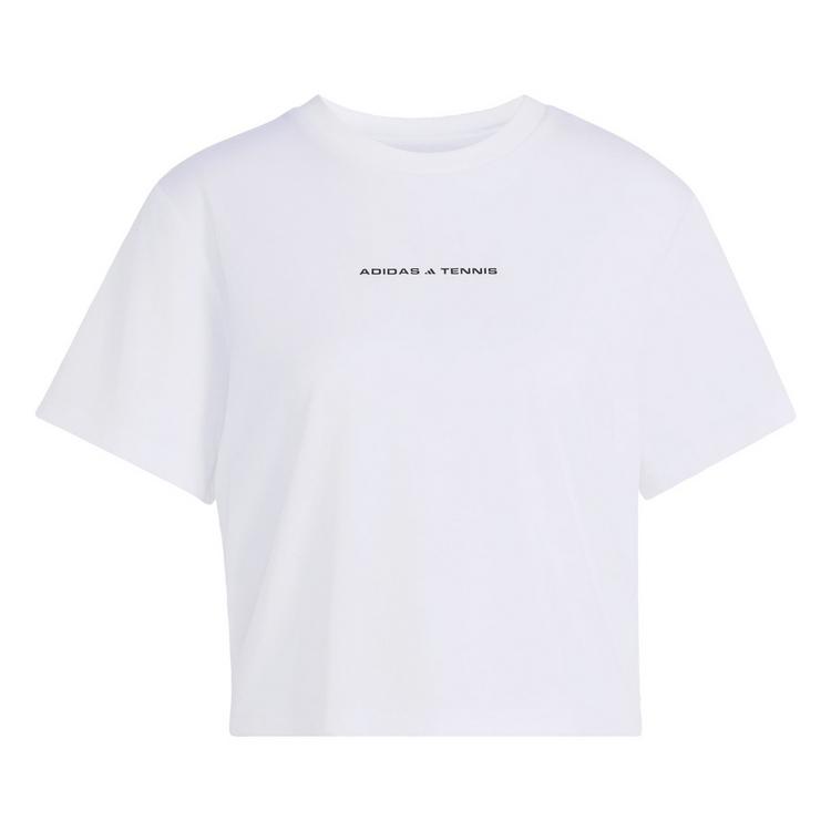 adidas adidas TENNIS CULTURE T-SHIRT, GRAFIK T-Shirt Damen - White - 0 | SportScheck