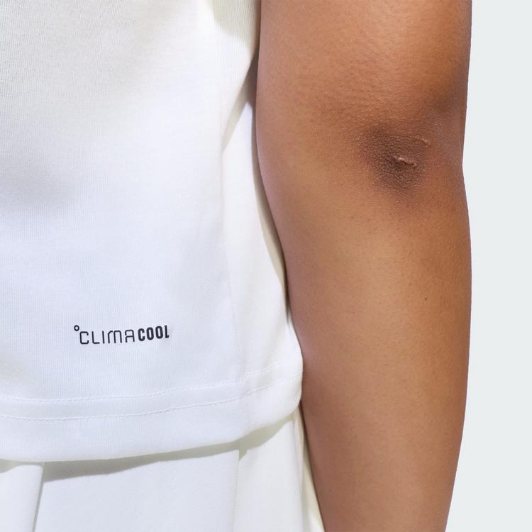 adidas adidas TENNIS CULTURE T-SHIRT, GRAFIK T-Shirt Damen - White - 1 | SportScheck