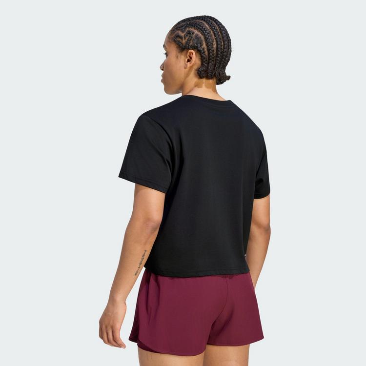 adidas adidas TENNIS CULTURE T-SHIRT, GRAFIK T-Shirt Damen - Black - 1 | SportScheck