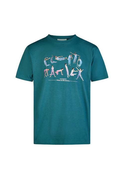 Cleptomanicx Stretchy Printshirt Herren