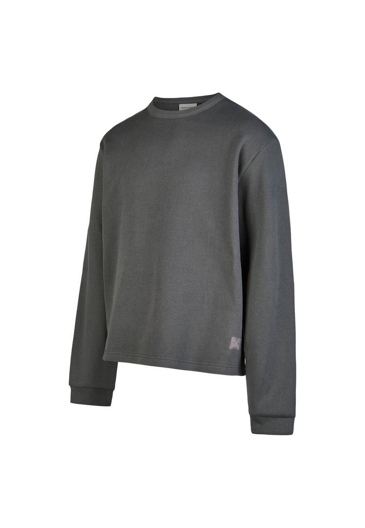 Cleptomanicx Cleptomanicx Double Sweatshirt Herren - Asphalt - 0 | SportScheck