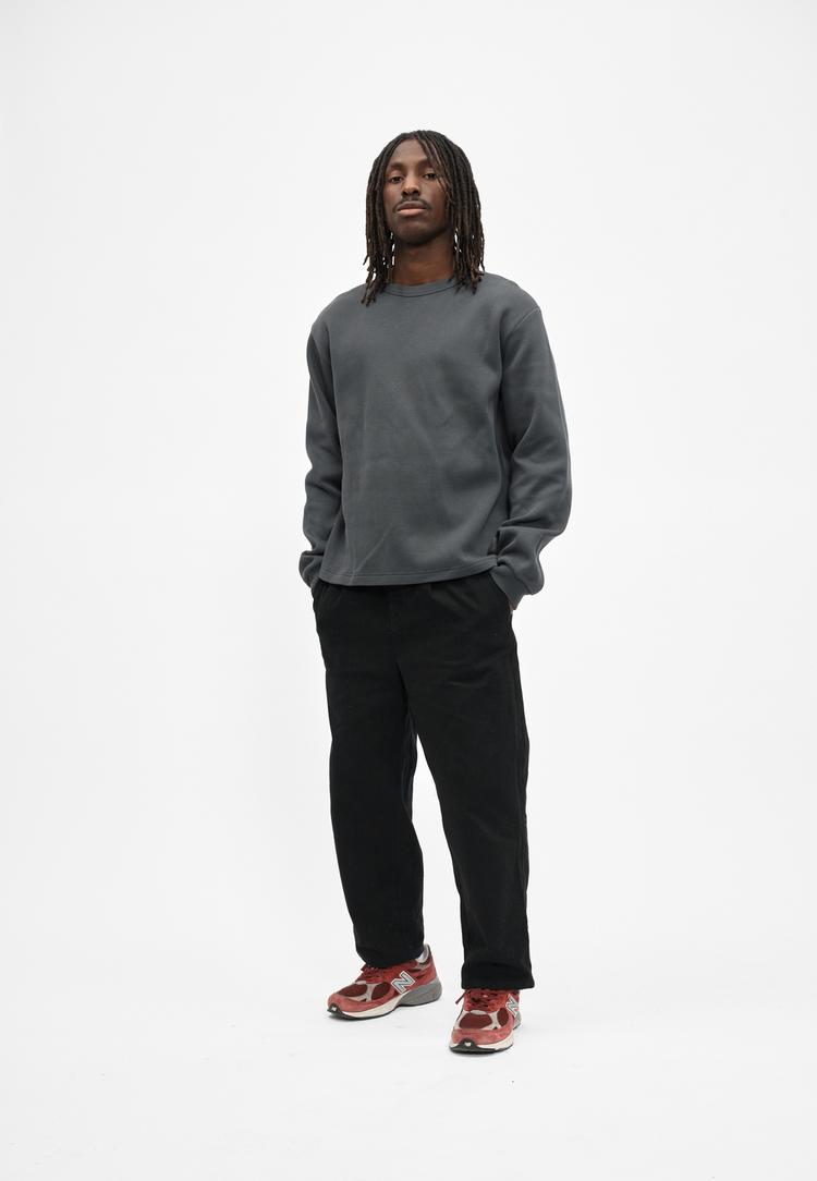 Cleptomanicx Cleptomanicx Double Sweatshirt Herren - Asphalt - 0 | SportScheck