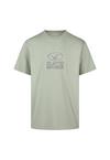 Cleptomanicx M&ouml;we Plate Printshirt Herren - Wrought Iron