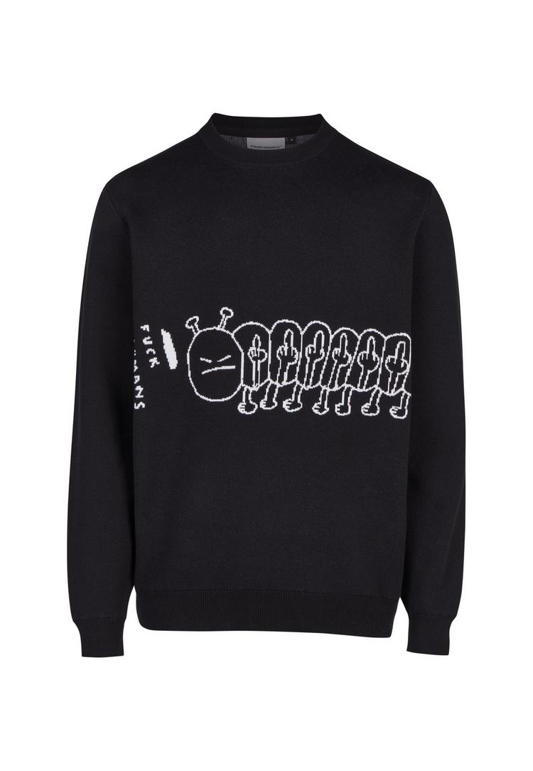 Cleptomanicx Cleptomanicx FUHUMANS Strickpullover Herren - Black - 0 | SportScheck