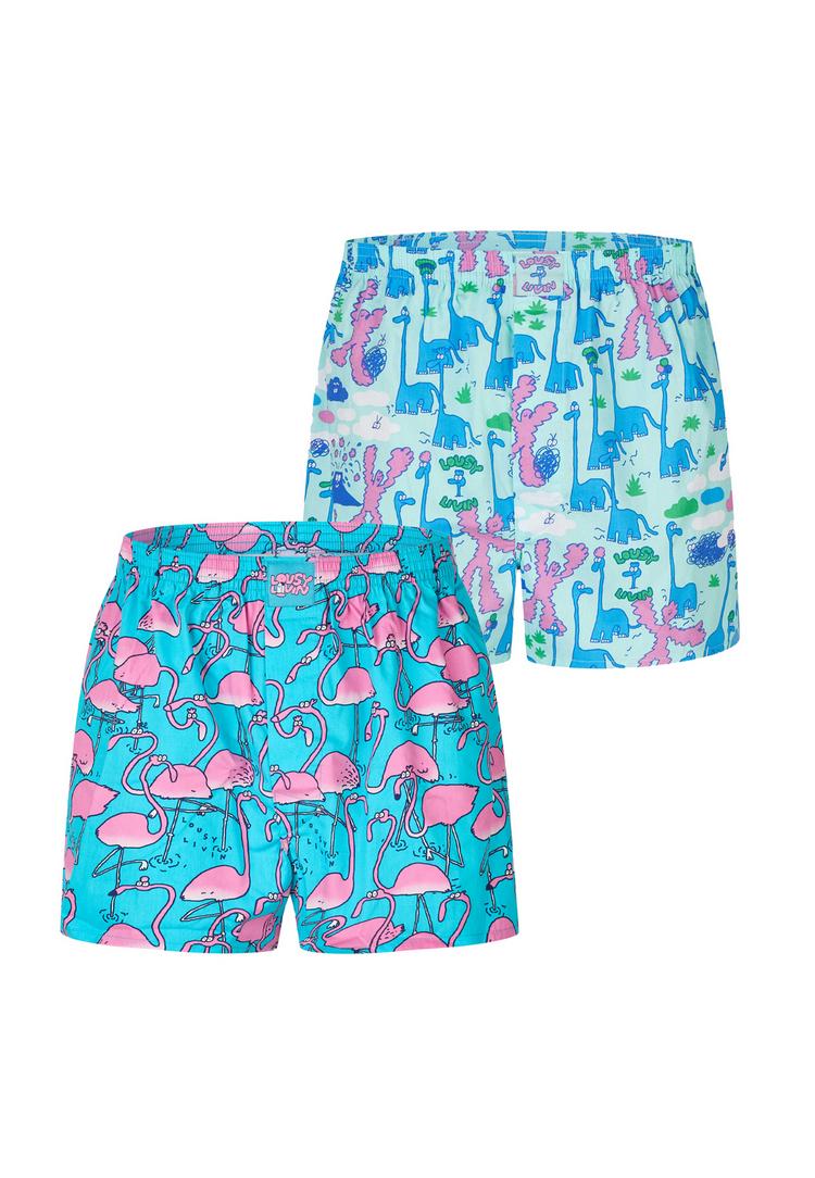 Lousy Livin Lousy Livin Dino & Greater Flamingo Unterhose Herren - Yucca - 0 | SportScheck