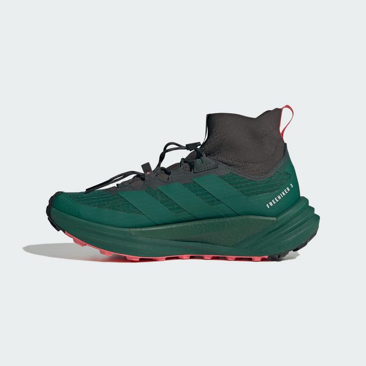 adidas adidas TERREX FREEHIKER 3 Ultra GORE-TEX Wanderschuhe Herren - Collegiate Green / Collegiate Green / Carbon - 5 | SportScheck