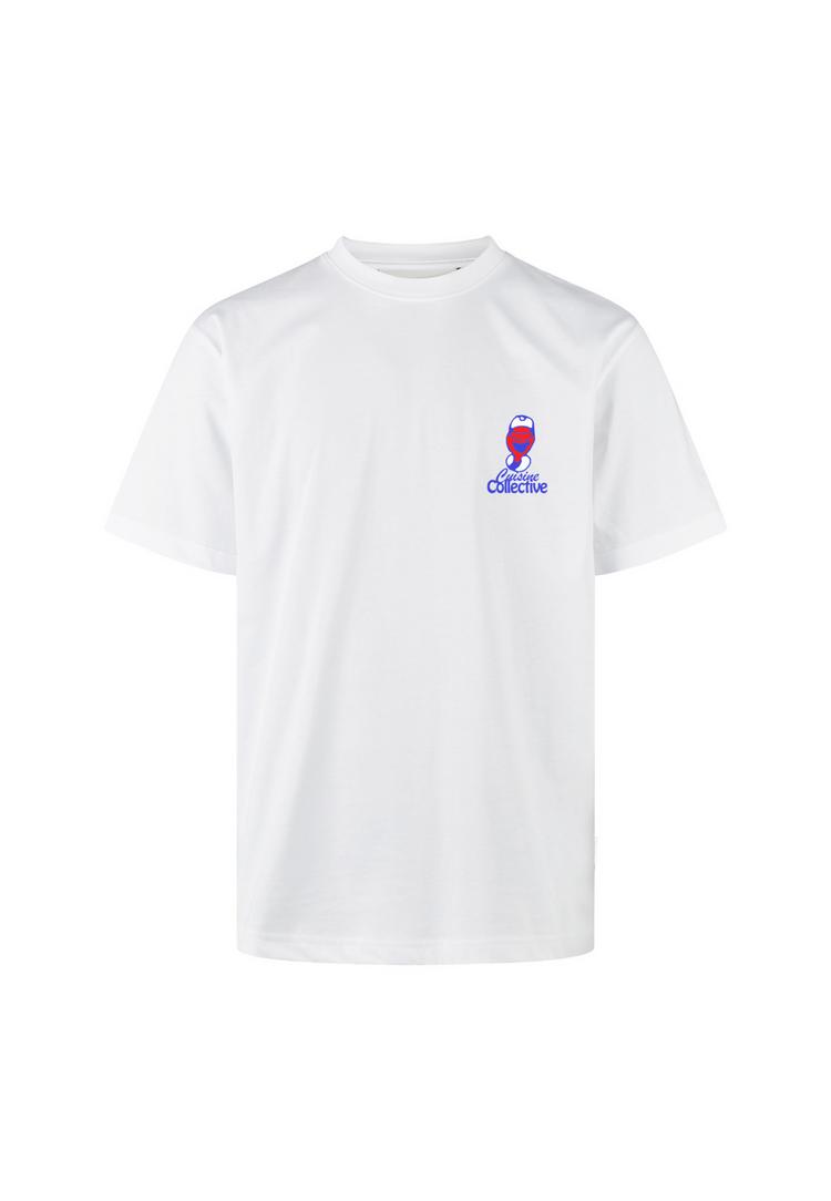 Cleptomanicx Cleptomanicx Cuisine Printshirt Herren - White - 0 | SportScheck