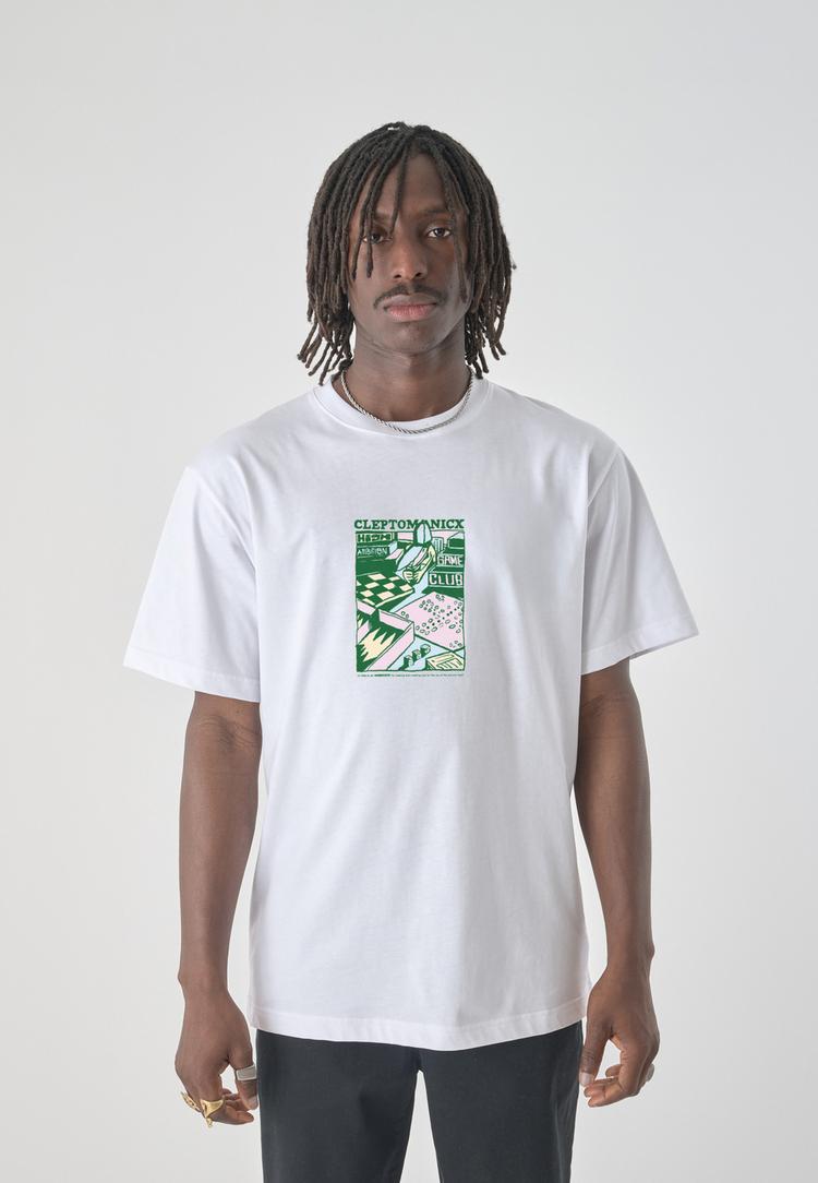 Cleptomanicx Cleptomanicx Gamer Printshirt Herren - White - 0 | SportScheck