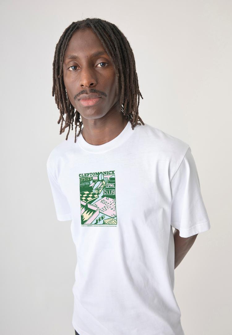 Cleptomanicx Cleptomanicx Gamer Printshirt Herren - White - 0 | SportScheck