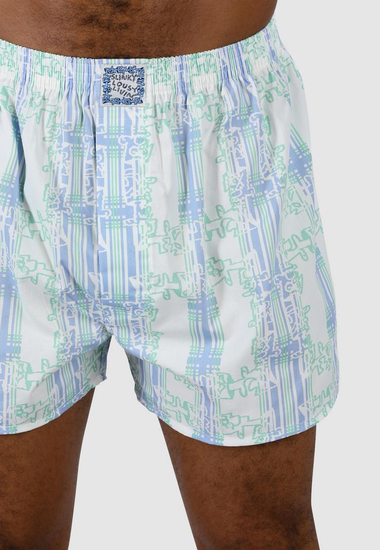 Lousy Livin Lousy Livin Slinky Unterhose Herren - White & Poseidon - 5 | SportScheck