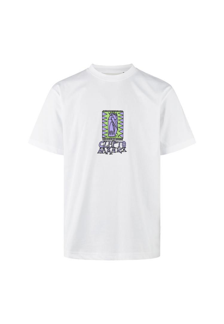 Cleptomanicx Cleptomanicx Hello Printshirt Herren - White - 0 | SportScheck