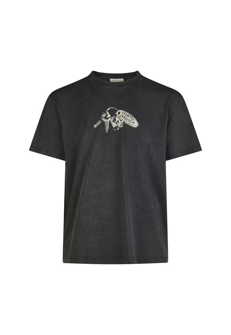Cleptomanicx Cleptomanicx Artefacts Printshirt Herren - Black - 0 | SportScheck