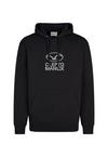 Cleptomanicx M&ouml;we Plate Hoodie Herren - Black