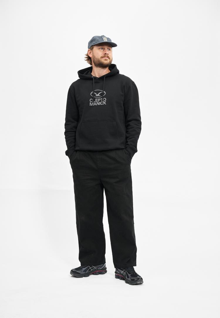Cleptomanicx Cleptomanicx M&ouml;we Plate Hoodie Herren - Black - 0 | SportScheck