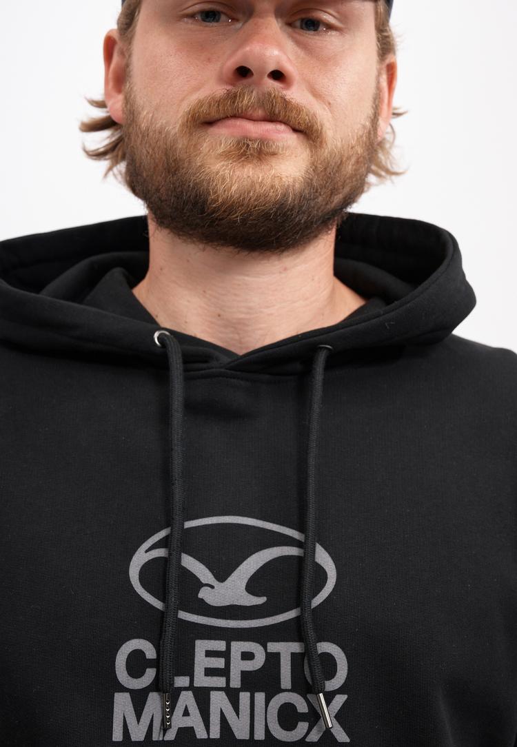 Cleptomanicx Cleptomanicx M&ouml;we Plate Hoodie Herren - Black - 2 | SportScheck