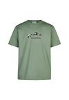 Cleptomanicx Walk the Gull Printshirt Herren - Laurel Wreath