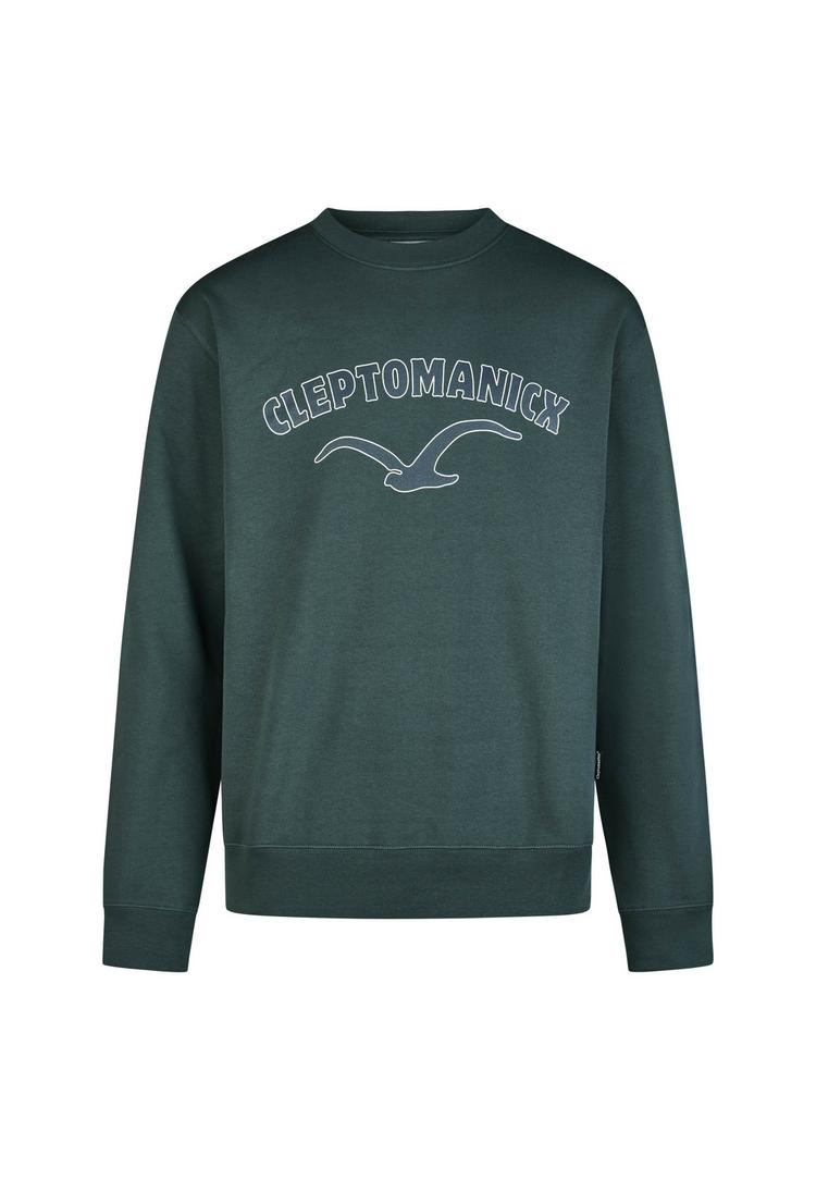 Cleptomanicx Cleptomanicx College Type Sweatshirt Herren - Urban Gray - 0 | SportScheck