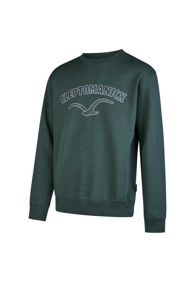 Cleptomanicx Cleptomanicx College Type Sweatshirt Herren - Urban Gray - 0 | SportScheck