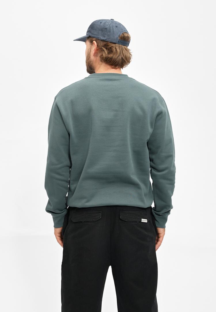 Cleptomanicx Cleptomanicx College Type Sweatshirt Herren - Urban Gray - 2 | SportScheck