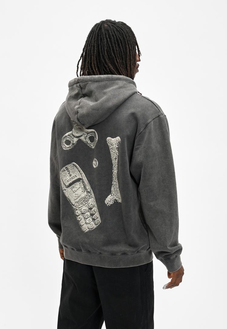 Cleptomanicx Cleptomanicx Artefacts Hoodie Herren - Black - 2 | SportScheck