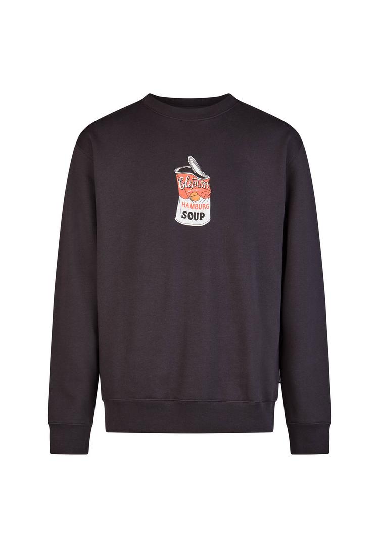 Cleptomanicx Cleptomanicx Hamburg Soup Sweatshirt Herren - Blue Graphite - 0 | SportScheck